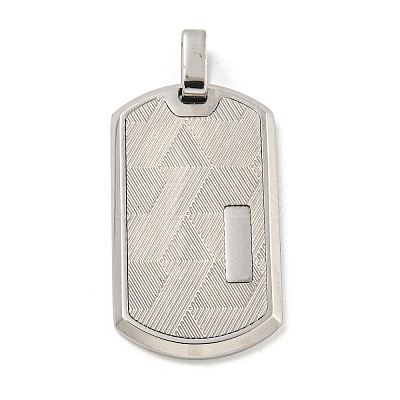 Non-Tarnish 304 Stainless Steel Pendants STAS-F307-15P-1