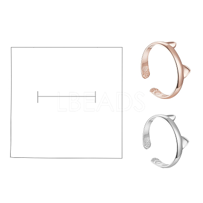 Paper Cardboard Jewelry Ring Boxes LS-X1-CBOX-E012-05A-1