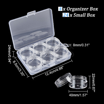 Polypropylene(PP) Beads Organizer Storage Case CON-PH0002-78-1