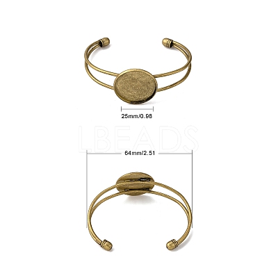 DIY Brass Cuff Bangle Making DIY-X0292-64AB-1