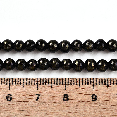 Natural Mashan Jade Beads Strands G-A255-A01-04E-1