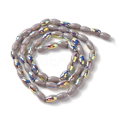 AB Color Plated Electroplate Beads Strands X-EGLA-H104-03D-1