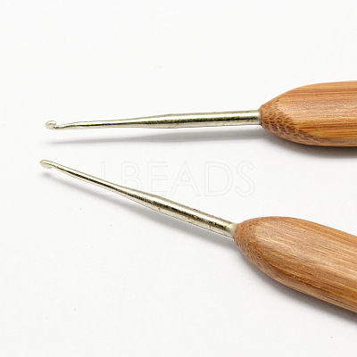 Bamboo Handle Iron Crochet Hook Needles TOOL-R034-1.5mm-1