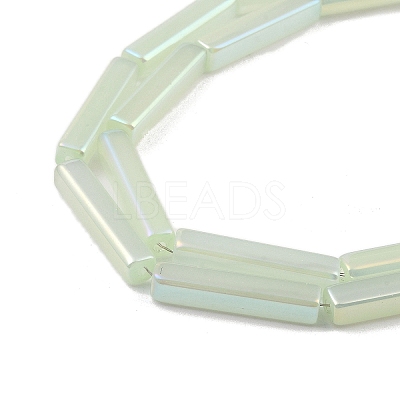 Electroplate Glass Beads Strands EGLA-Q128-11A-AB02-1