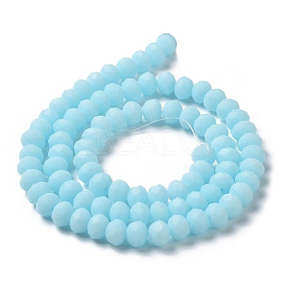 Glass Beads Strands EGLA-A034-P6mm-MD06-1