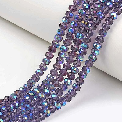 Electroplate Glass Beads Strands LS-EGLA-A034-T4mm-L13-1