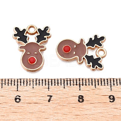 Alloy Enamel Pendants X-ENAM-S121-013B-1