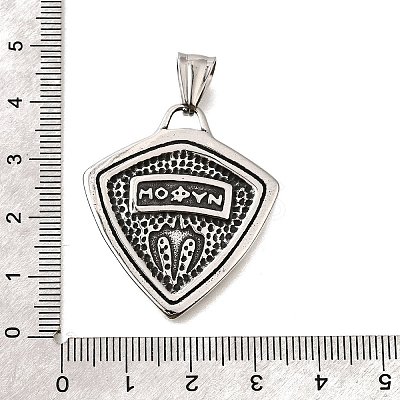 304 Stainless Steel Pendants STAS-R163-01AS-1