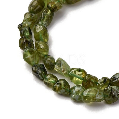 Natural Peridot Beads Strands X-G-I389-A27-1