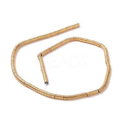 Electroplated Non-magnetic Synthetic Hematite Beads Strands X-G-G826-09G-4mm-A-1