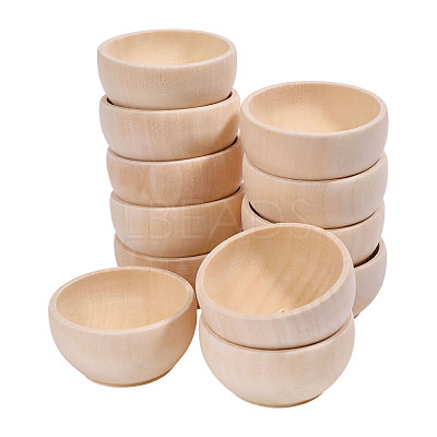Wood Bowl DJEW-WH0042-114-1