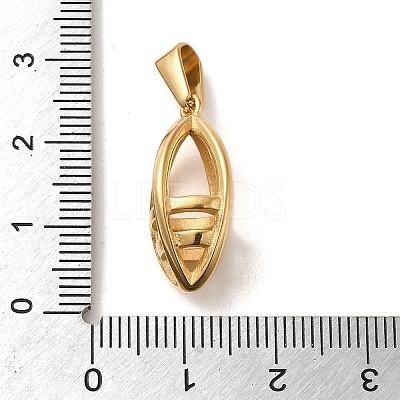 PVD Vacuum Plating 304 Stainless Steel Pendants STAS-B053-30G-1