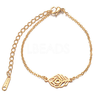 201 Stainless Steel Link Bracelets STAS-T040-JN017-2-1
