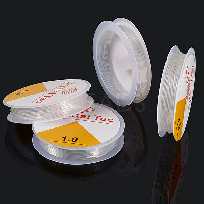 4 Rolls Round Crystal Elastic Stretch Thread EW-TA0001-09D-1