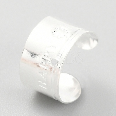 304 Stainless Steel Ear Cuff Findings STAS-H151-11S-1