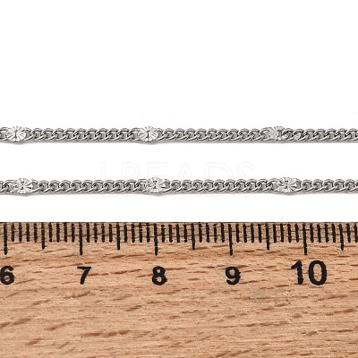 12Pcs 2.2MM 304 Stainless Steel Textured Twisted Chain Necklaces for Men Women NJEW-H093-20P-04-1