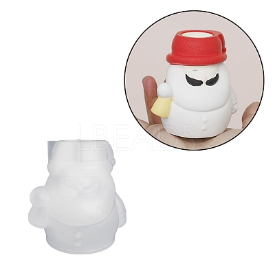 Christmas DIY Candle Holder Silicone Statue Molds DIY-F141-01D-1