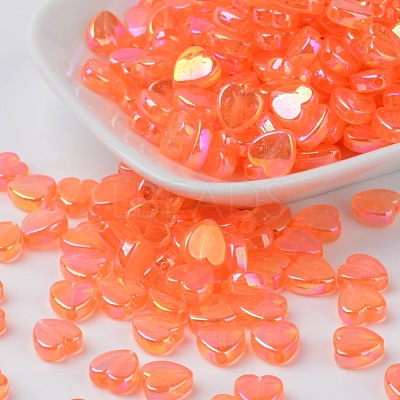 Transparent Acrylic Beads X-PL539-816-1