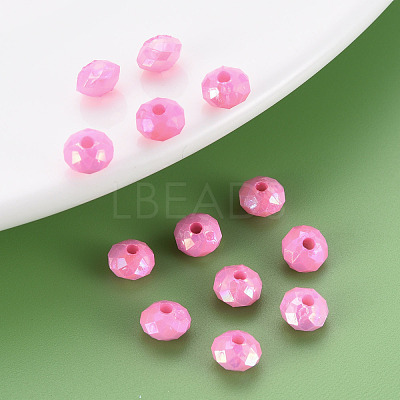 Opaque Acrylic Beads MACR-Q239-018C-07-1