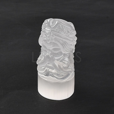 Natural Selenite Figurines DJEW-Q006-01N-1