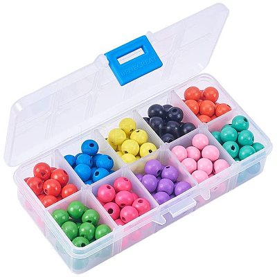 Diy Jewelry Wood Beads DIY-PH0018-20-1