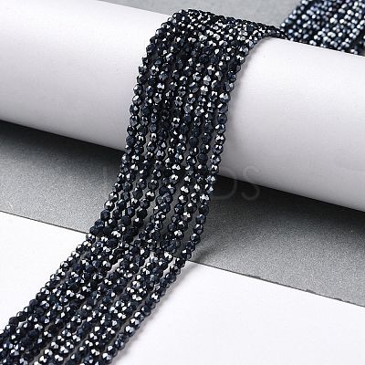 Electroplate Glass Beads Strands LS-GLAA-H021-01A-FP02-1