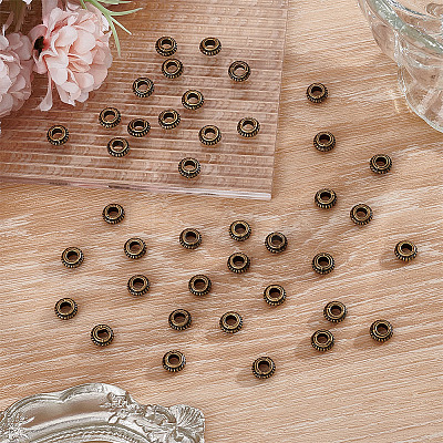 300Pcs Tibetan Style Alloy Beads FIND-HY0005-35-1