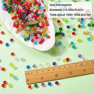 115G Transparent Acrylic Beads OACR-SZ0001-75-1