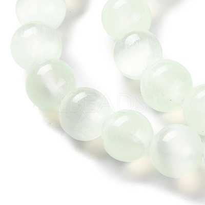 Natural Selenite Beads Strands G-C142-01B-06-1