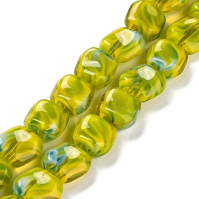 Handmade Milleflori Glass Beads Strands LAMP-M018-01A-02-1