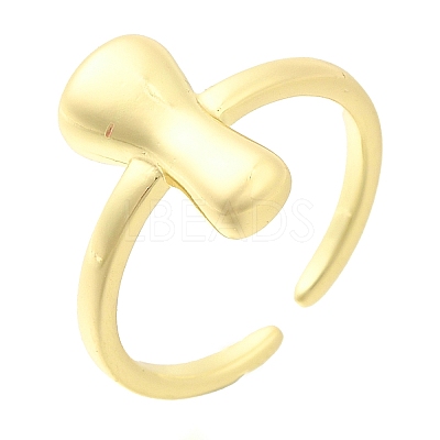 Rack Plating Brass Open Cuff Rings RJEW-S394-01G-I-1