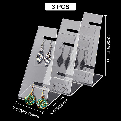 Transparent Acrylic Watch Display Stands ODIS-WH0029-11A-1