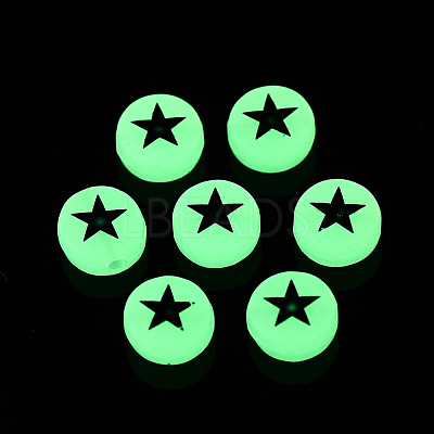 Luminous Acrylic Beads X-LACR-N001-004-1