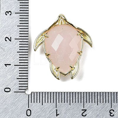 Natural Rose Quartz Pendants G-U019-02G-02-1