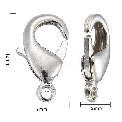 Brass Lobster Claw Clasps LS-KK-902-N-1