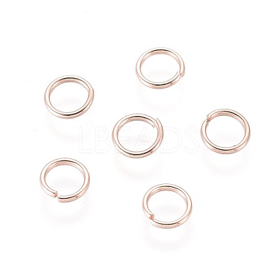 304 Stainless Steel Open Jump Rings STAS-O098-01RG-09-1