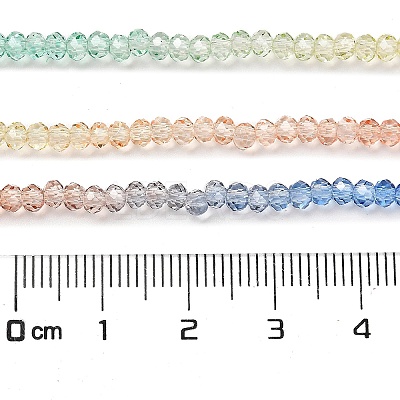 Transparent Painted Glass Beads Strands LS-DGLA-A034-T2mm-A02-1
