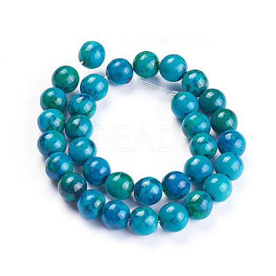 Synthetic Chrysocolla Beads Strands X-G-F647-02-A-01-1