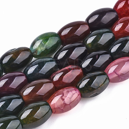 Natural Agate Beads Strands G-T131-59-1