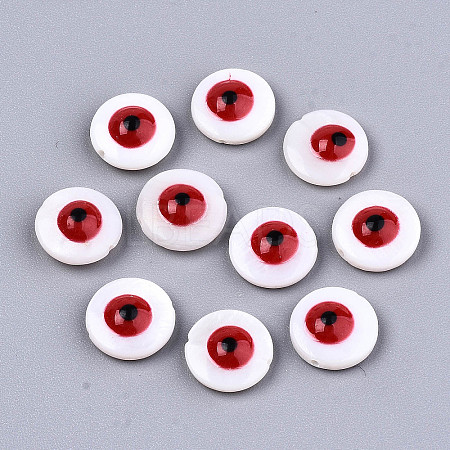 Natural Freshwater Shell Beads SHEL-T018-09B-01-1