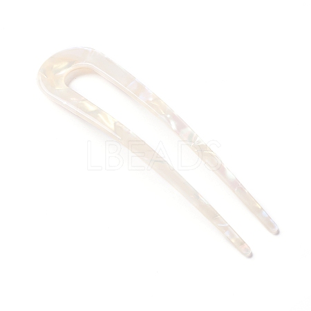 Cellulose Acetate(Resin) Hair Forks OHAR-C005-01G-1