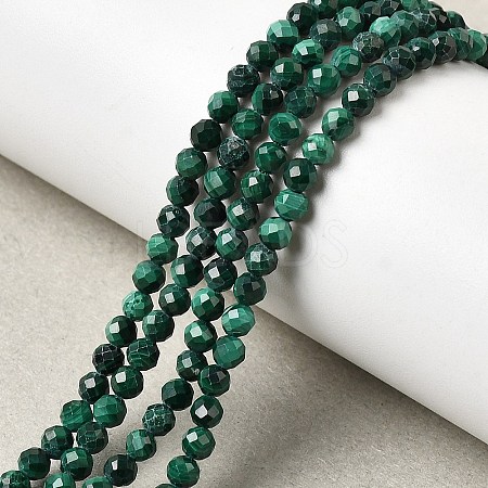 Natural Malachite Beads Strands G-H336-A07-02-1
