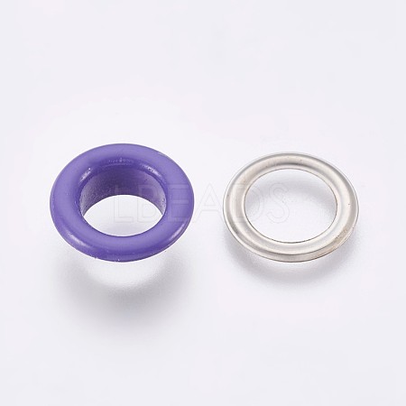 Iron Grommet Eyelet Findings IFIN-WH0023-B01-1