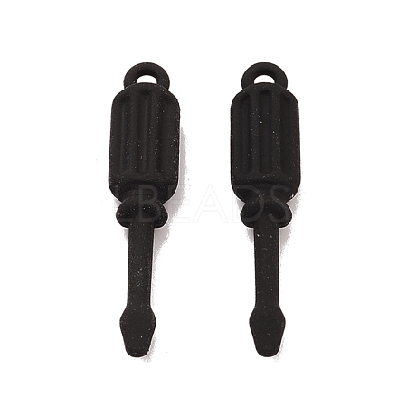 Spray Painted Alloy Pendants PALLOY-K003-17-1