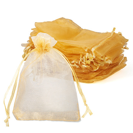 50Pcs Organza Bags Jewellery Storage Pouches Wedding Favour Party Mesh Drawstring Gift OP-TA0001-16C-1