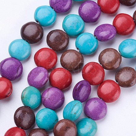 Synthetic Turquoise Beads Strands G-P347-05-1
