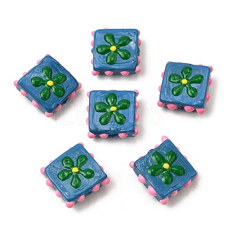 Handmade Lampwork Enamel Beads LAMP-S079-08C-1