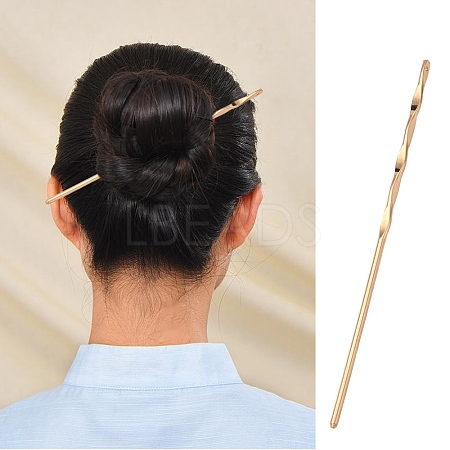 Brass Hair Sticks OHAR-C004-02KCG-1