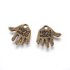 Tibetan Style Alloy Charms X-K095I071-2