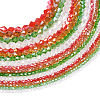 16 Strands 16 Style Christmas Theme Transparent Electroplate Glass Beads Strands EGLA-TA0001-25-2